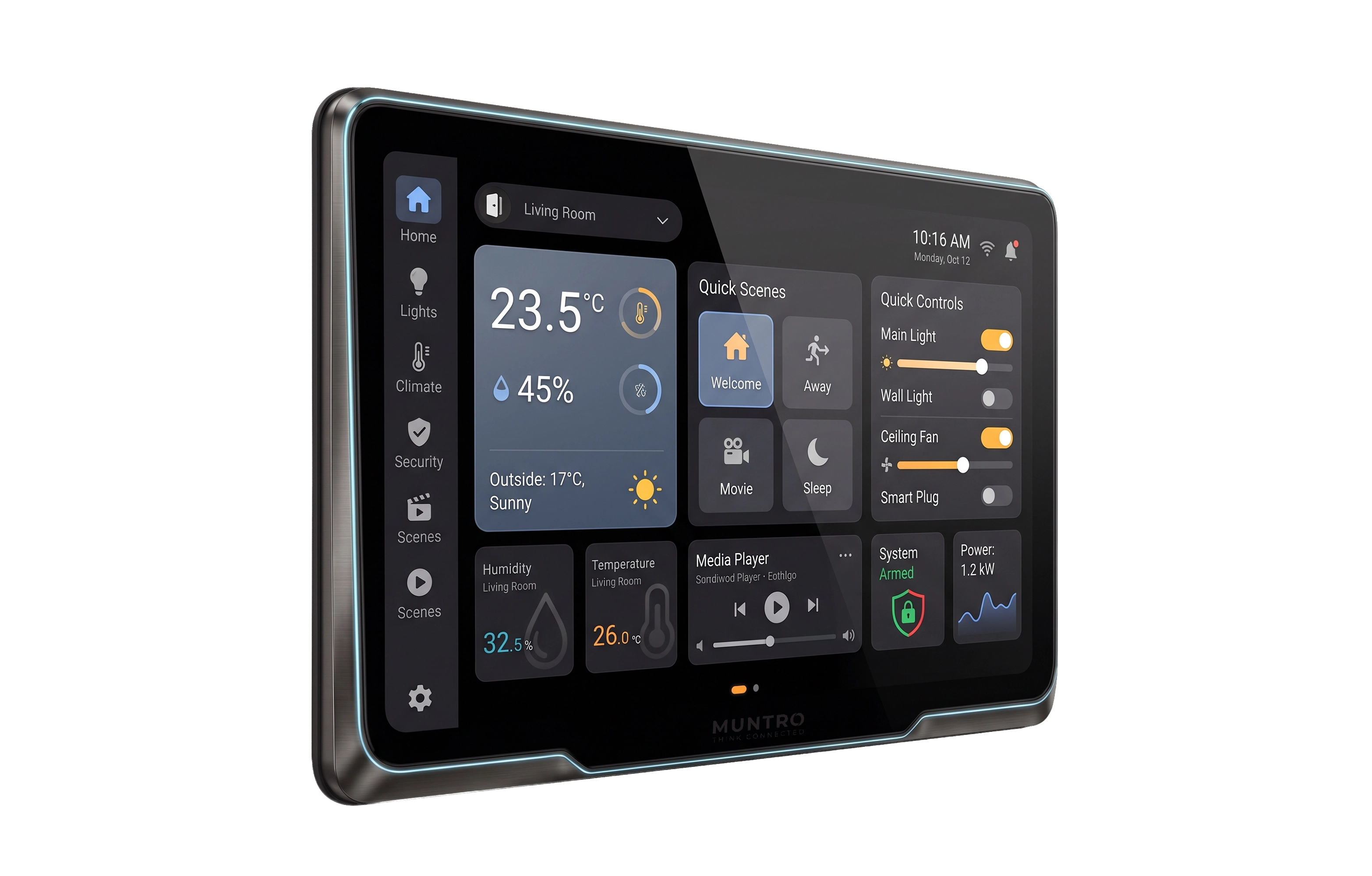 Muntro Control Panel